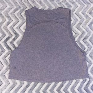 Heathered Purple Lululemon Crop Tank Top - Size 8